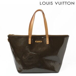 Louis Vuitton Vernis Patent Bellevue Shoulder Bag Vert Bron White